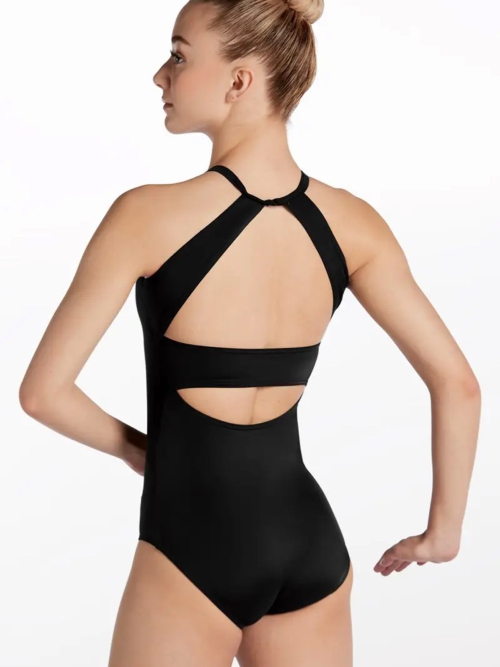Balera Camisole Open Back Leotard - IC, Black